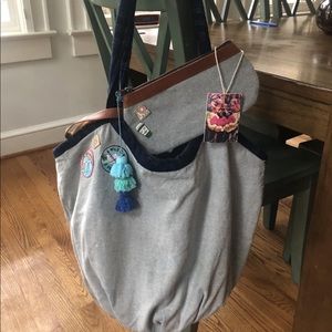 Nena and Co Denim Beach Bag